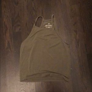 army green tang top